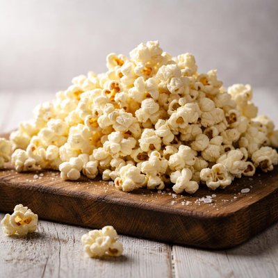 Pop corn cooked