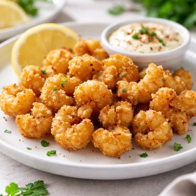 Popcorn shrimp