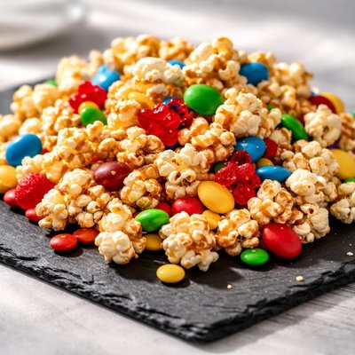 Popcorn with candy