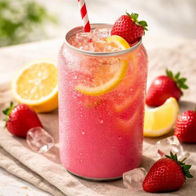 Poppi strawberry lemonade