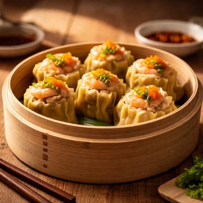 Pork and prawn dumpling