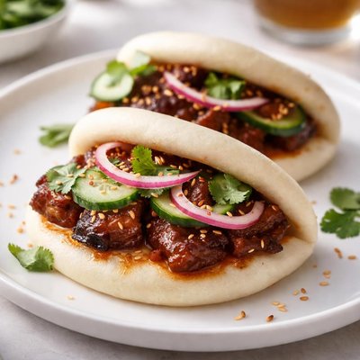 Pork bao bun