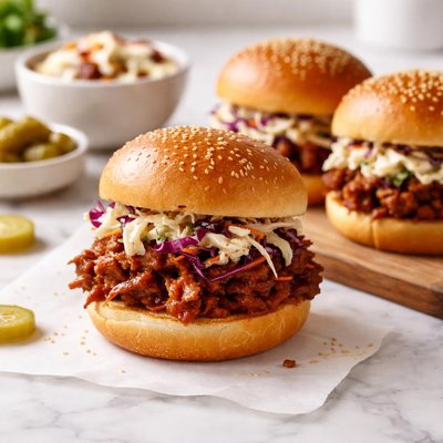 Pork barbecue slider