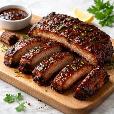 Pork bbq rib