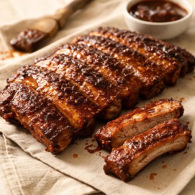 Pork bbq ribs