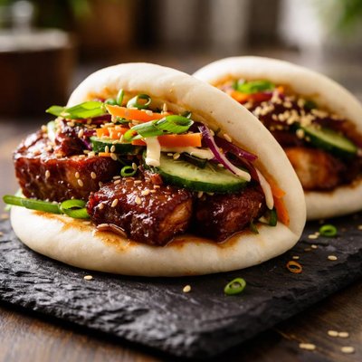 Pork belly bao bun