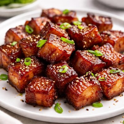 Pork belly bites