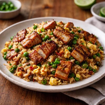 Pork belly fried rice