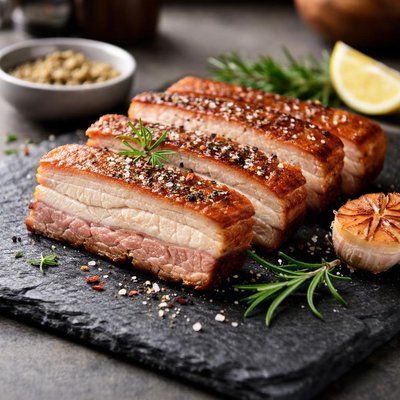 Pork belly meat
