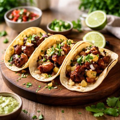 Pork belly tacos