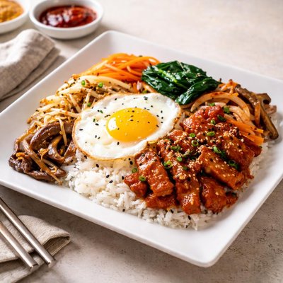 Pork bibimbap