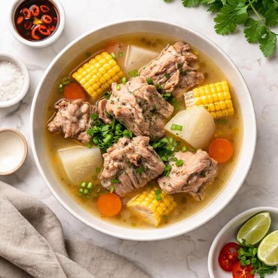 Pork bones soup