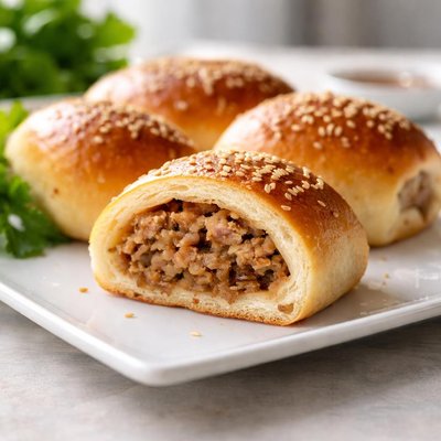 Pork bread roll