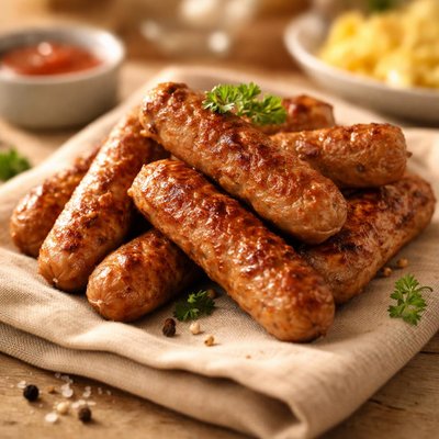 Pork breakfast sausages