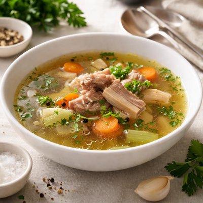 Pork broth