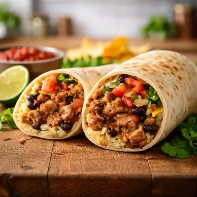 Pork burrito meat