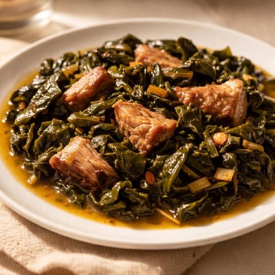 Pork collard greens