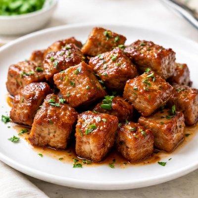 Pork cubes