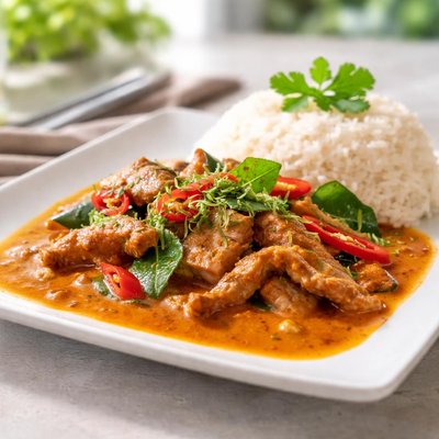 Pork curry thai