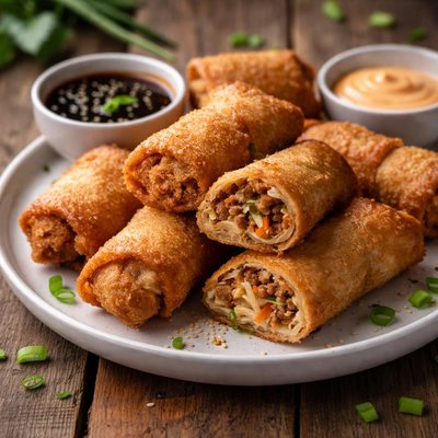 Pork egg rolls