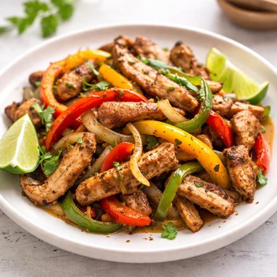 Pork fajitas