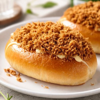 Pork floss bun