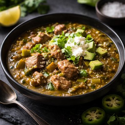 Pork green chili
