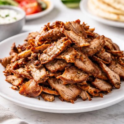 Pork gyro meat
