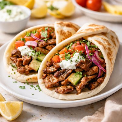 Pork gyros