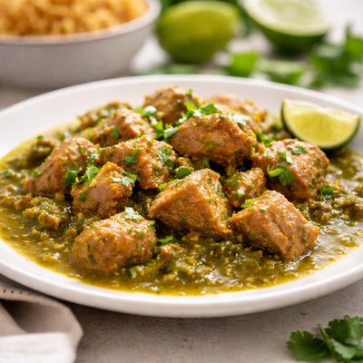 Pork in chile verde