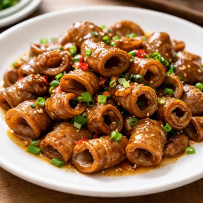 Pork intestine