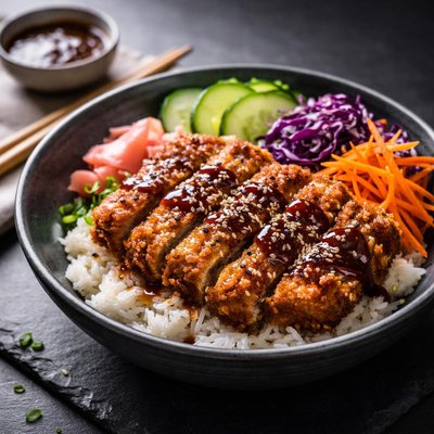 Pork katsu bowl