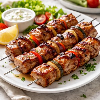 Pork kebab