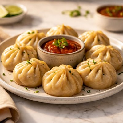 Pork momo