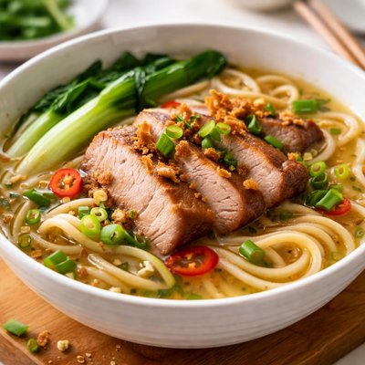 Pork noodle soup