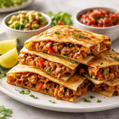 Pork quesadilla