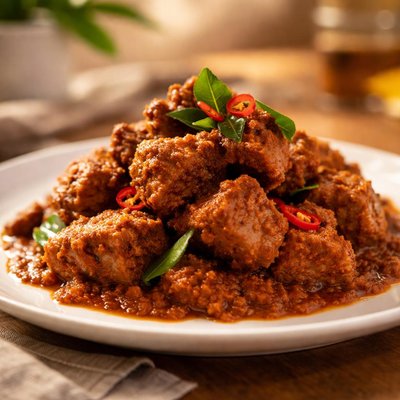 Pork rendang