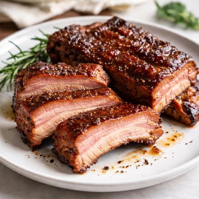Pork rib meat