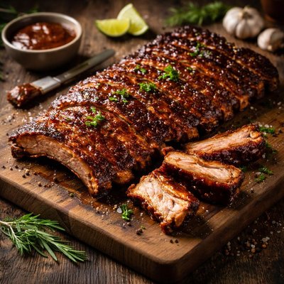 Pork ribs bbq
