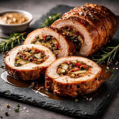 Pork roulade