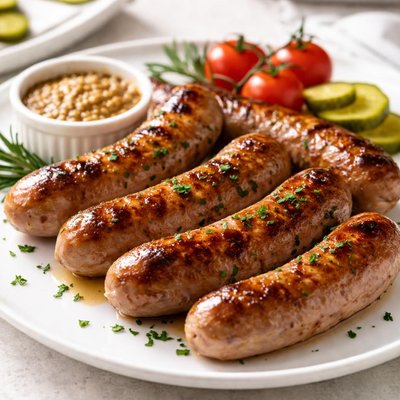 Pork sausages