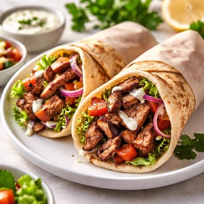 Pork shawarma