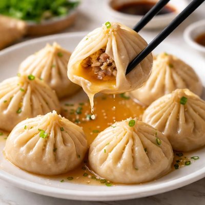 Pork soup dumpling