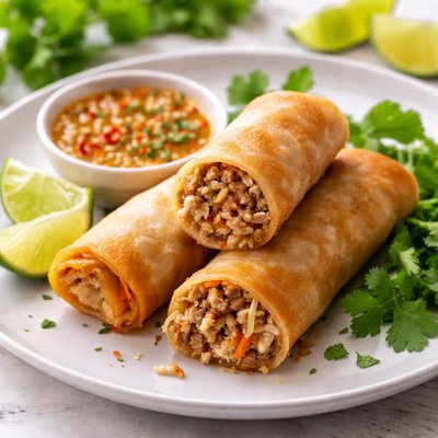 Pork spring roll