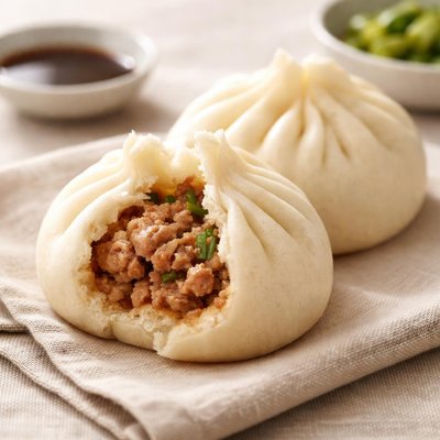Pork steam bun