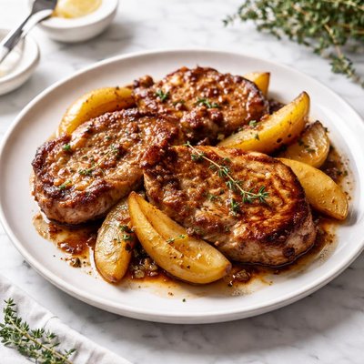 Pork with pears