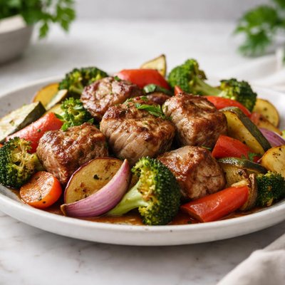 Pork with vegetables