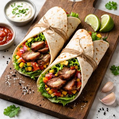 Pork wrap