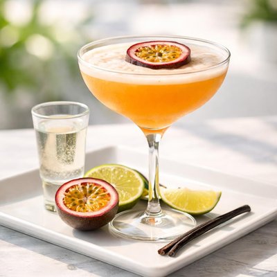 Porn star martini cooctail