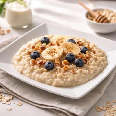 Porridge with oat milk